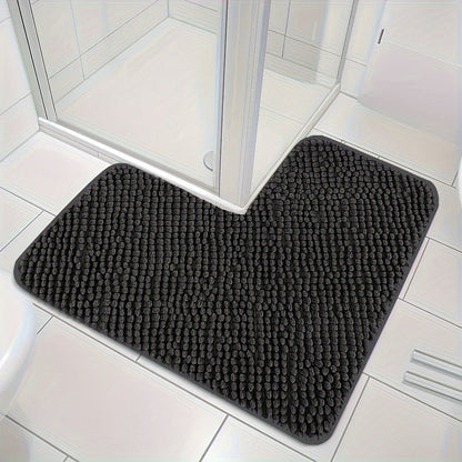 Brehn | Corner Bath Mat Lunava | L-Shape for Shower & Corner | Non-slip & Soft | 40x40x80 cm