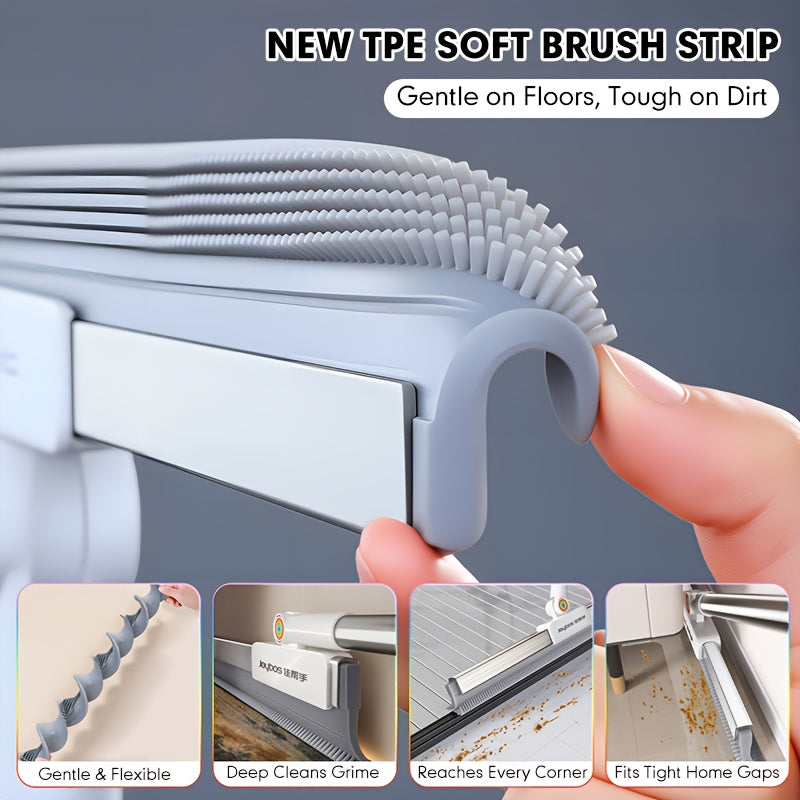 Floor wiper with rubber lip & TPE bristles | Brehn