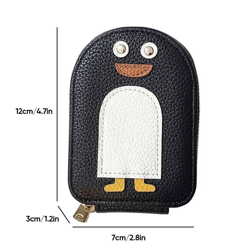 BowLift | Cute Penguins PU Credit Card Coin Wallet