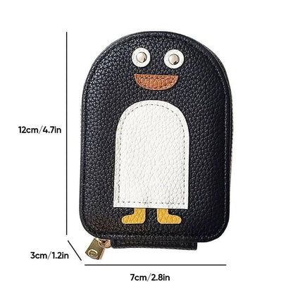 BowLift | Cute Penguins PU Credit Card Coin Wallet