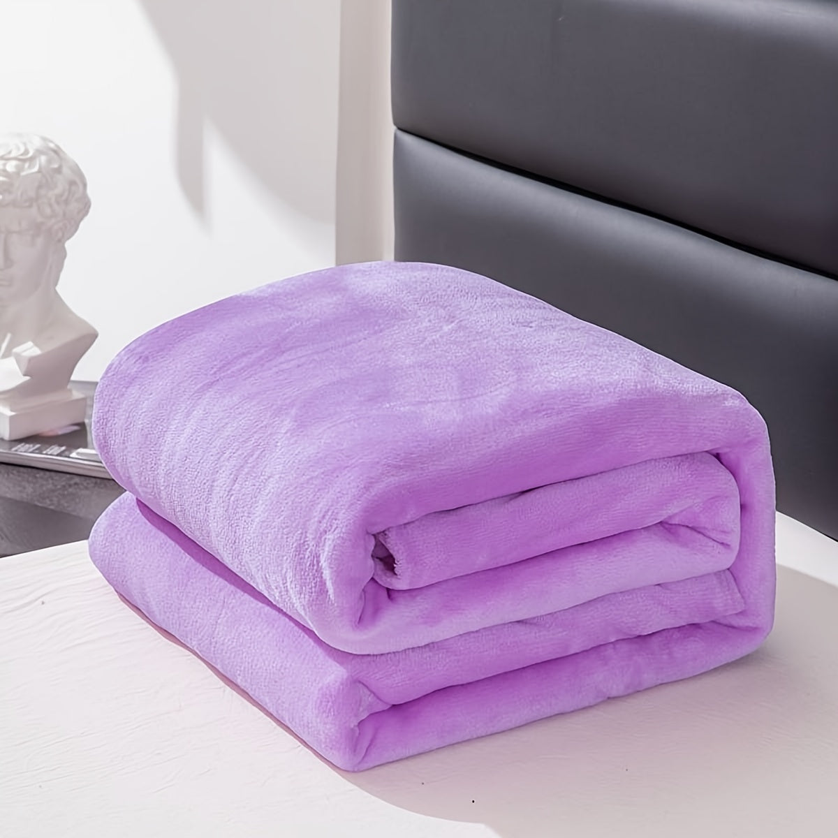 Luxurious flannel blanket for cozy home & travel