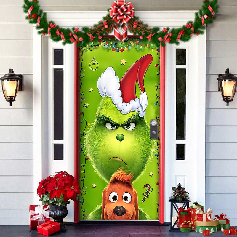 Skanto | The Nightmare Before Christmas | Outdoor Decorations | Jack Skellington Door Cover