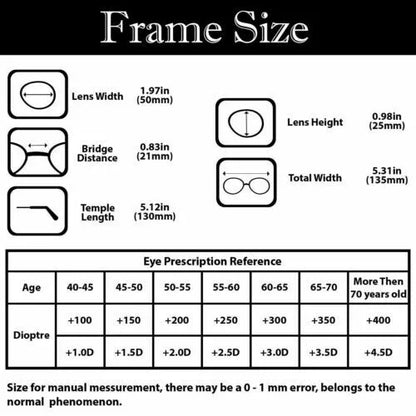 Foldable Reading Glasses with Case