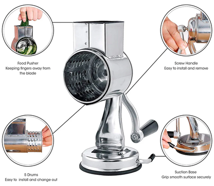 Skanto | Skanto Multifunctional Rotary Grater Slicer