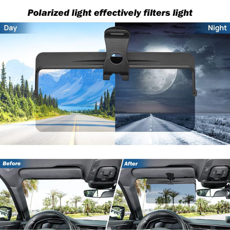 Brehn | Sun visor for the car with polarized glare protection
