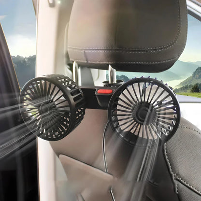 Dual Head Car Seat Cooling Fan | Bowlift