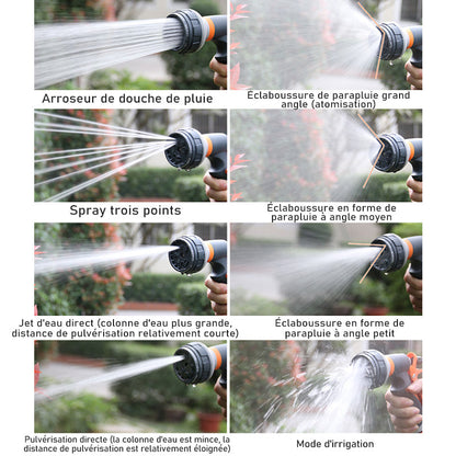 High-pressure adjustable garden hose nozzle | Karnz