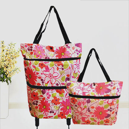 Foldable shopping bag with wheels | Brehn