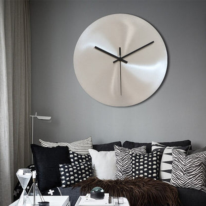 Elegant stainless steel wall clock for timeless style