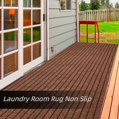Non-slip Runner - Washable Rug with Rubber Backing for Indoor and Outdoor | Perfect for Hallway and Balcony | Skanto