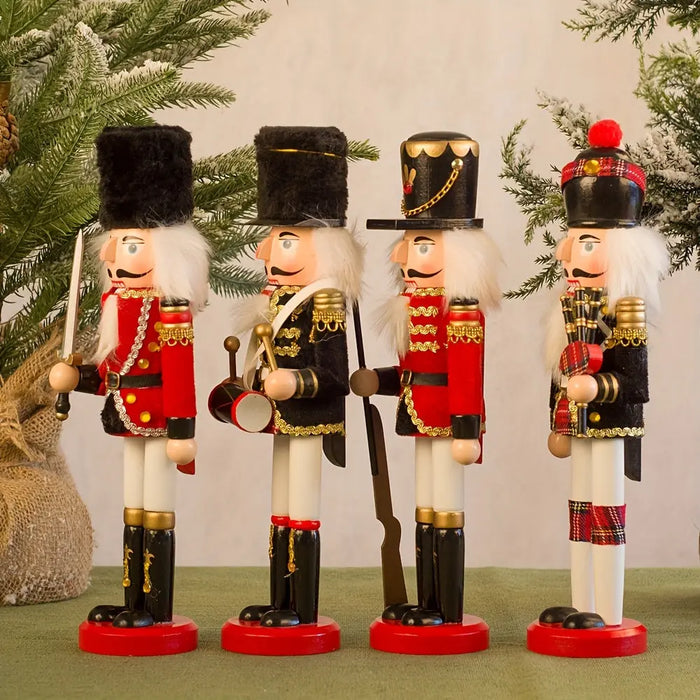 Skanto | NutcrackerJoy - Wooden Nutcracker Soldier Figurine for Timeless Christmas Cheer