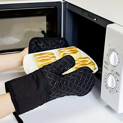 Skanto Skanto | Buy 1 Get 1 Free - 2pc Extra Thick Silicone Oven Gloves and Pot Holders Set - Premium Heat Protection, Non-Slip Grip, Fast Cooling - Perfect for Safe Baking, Cooking, Kitchen Use