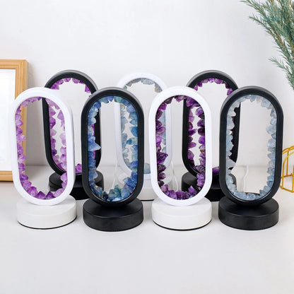 Skanto | CrystalGlow – Handmade Amethyst Atmosphere Lamp for Relaxation and Peace