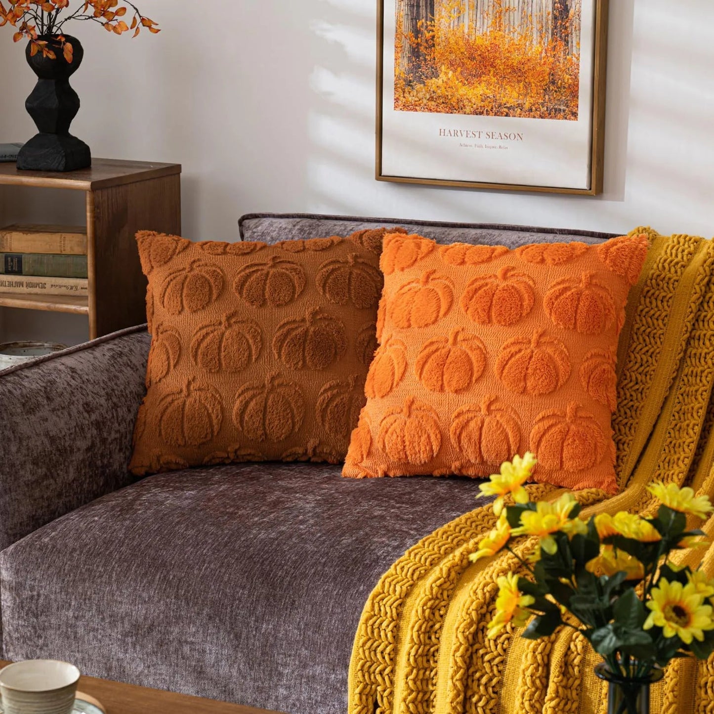 Skanto | Autumn Pumpkin Pillow Cover