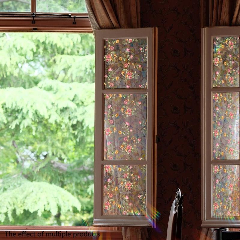Skanto | Elegant Floral Window Sticker