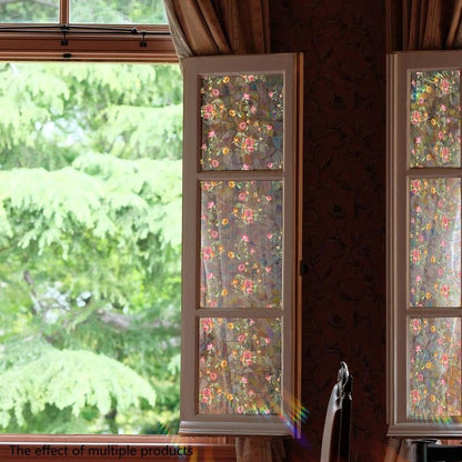Skanto | Elegant Floral Window Sticker