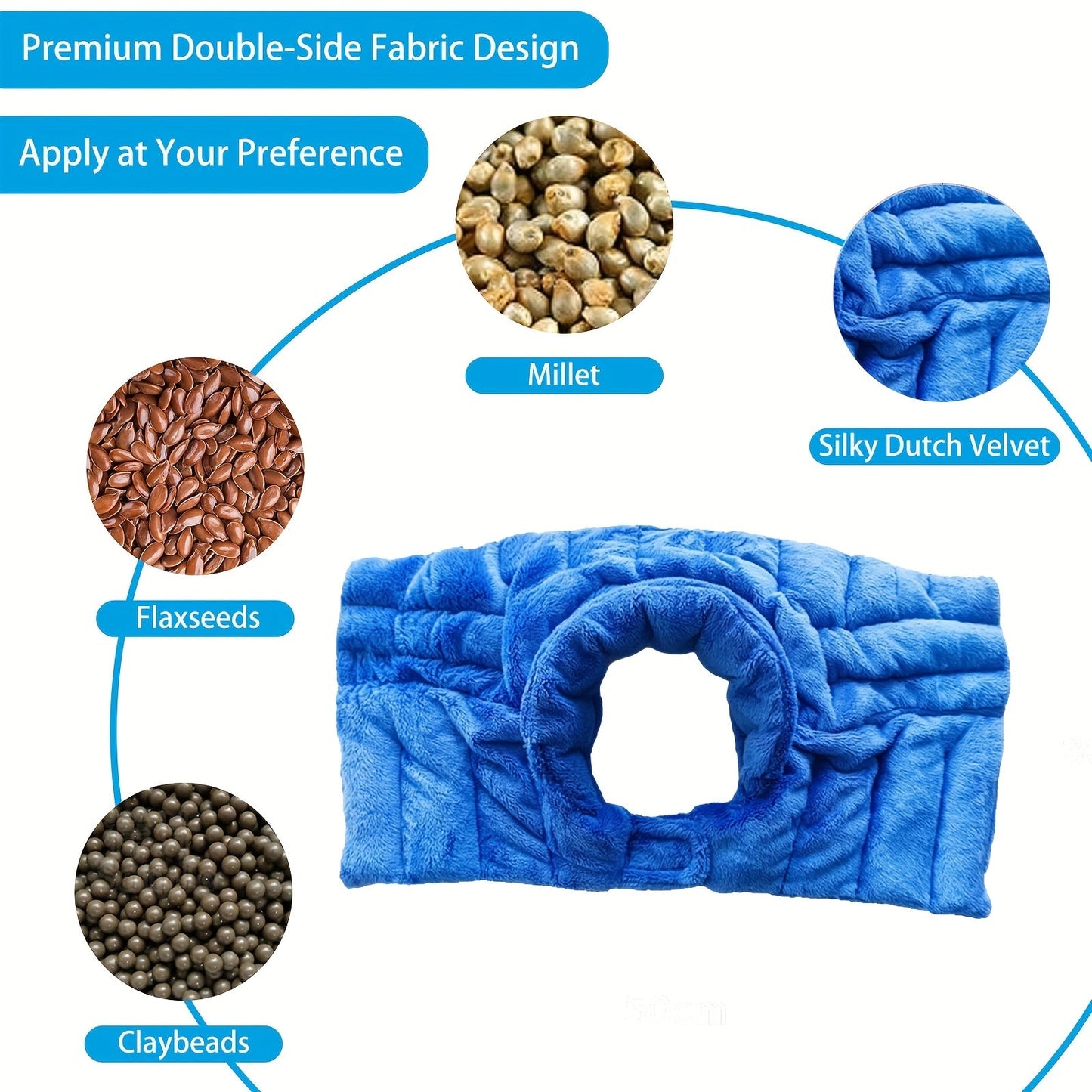 Frendorf | Weighted Microwave Heating Pad – Comfort and Relaxation for Neck and Shoulders