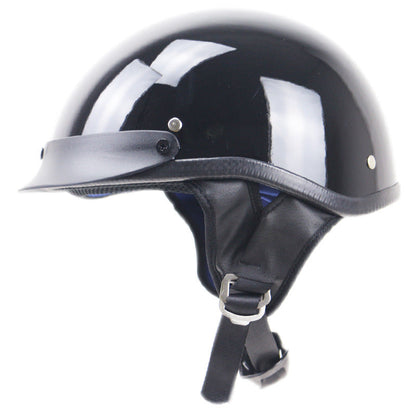 Classic Open-Face Motorcycle Helmet Bowlift