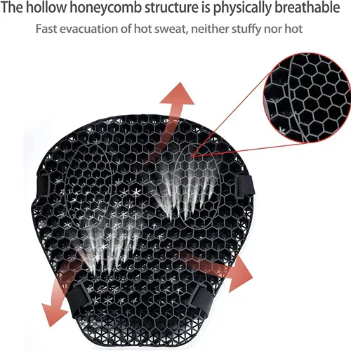 BowLift | Motorcycle Gel Seat Pad for Long Distance Rides