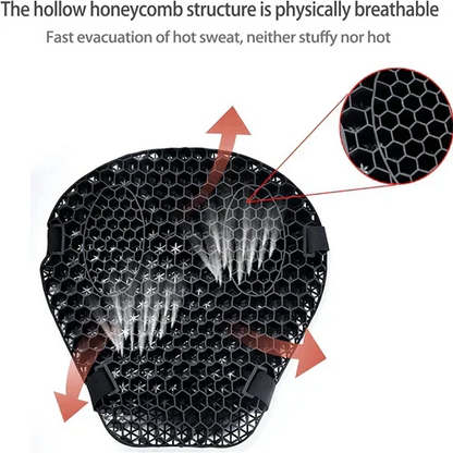BowLift | Motorcycle Gel Seat Pad for Long Distance Rides
