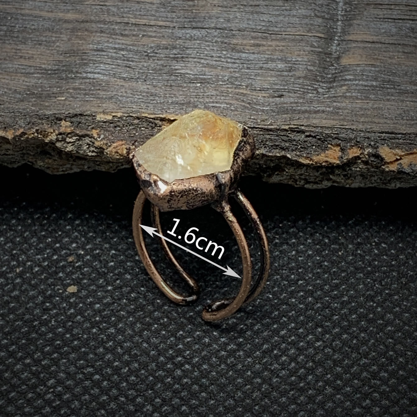 Skanto | Natural Raw Birthstone Ring - Selina