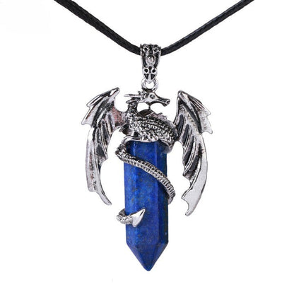 Brehn | Bohemian Style Natural Mystical Gemstone Dragon Pendant