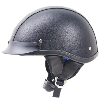 Classic Open-Face Motorcycle Helmet Bowlift