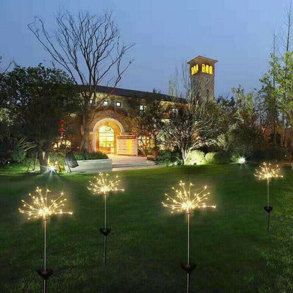 BowLift | Solar Firework String Lights | 90 LED | Waterproof IP65 | Garden & Outdoor Decoration | 95cm