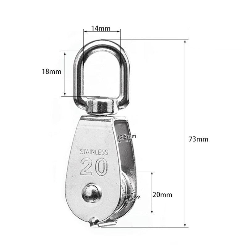 BowLift | Stainless Steel Swivel Pulley