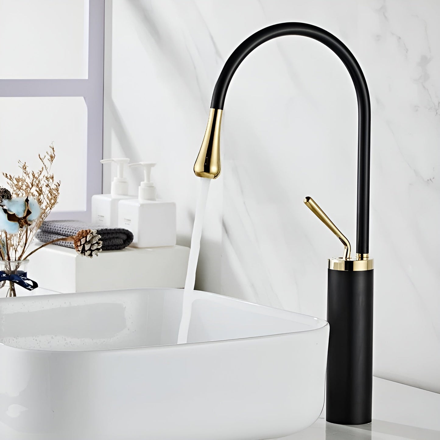 BowLift | FlexFlow – Seamless 360° Faucet Control for a Drip-Free Experience