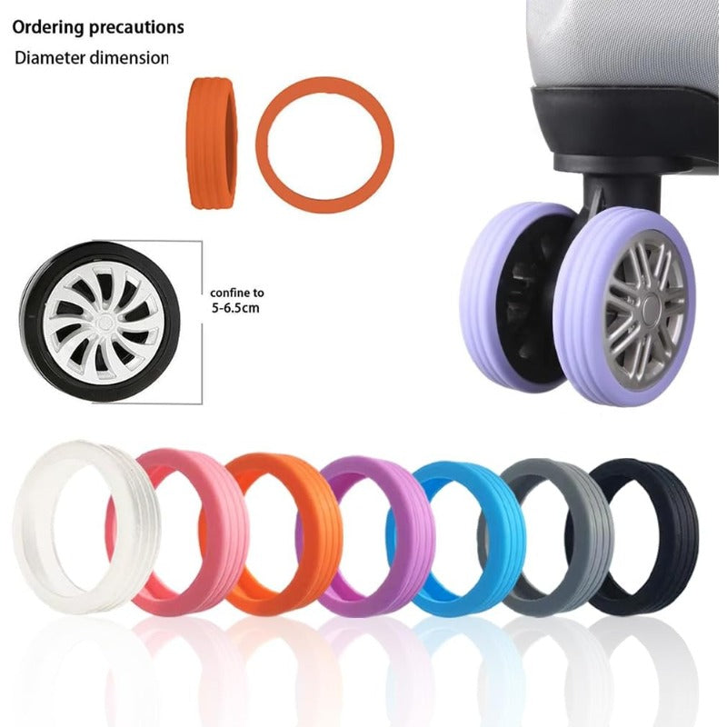 BowLift | Silicone Luggage Wheel Covers