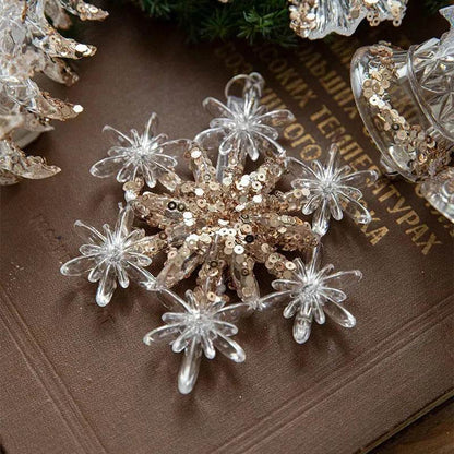 Skanto | Christmas Decorations Sequins Acrylic Transparent Pendant
