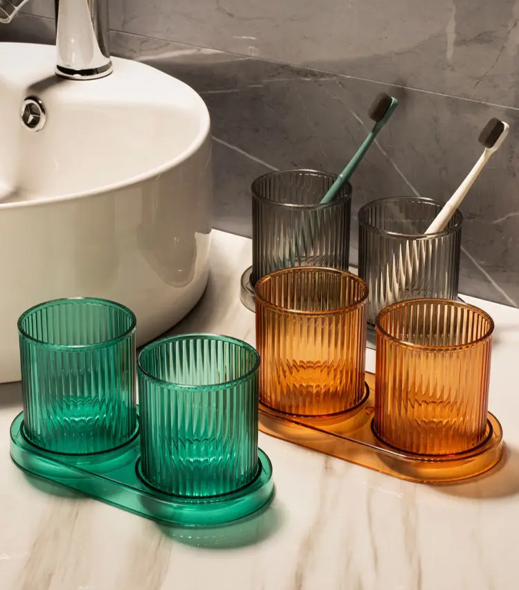 ColorSip HomeCup – Colorful Anti-Drop Bathroom Cup Bowlift