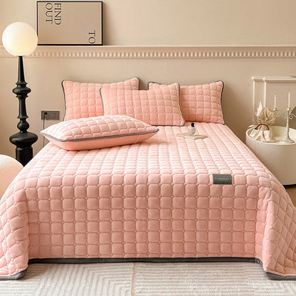 Skanto | Modern Soft Throw Blanket with Square Texture – Stylish Fluffy Bed and Sofa Cover