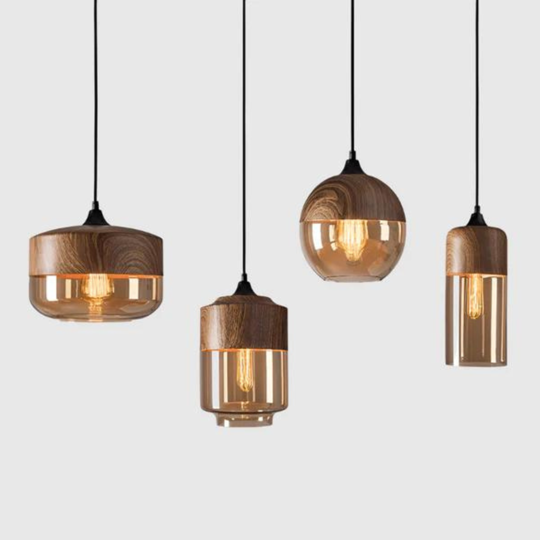 BowLift | Stylish Scandinavian Wooden Ceiling Lamp - NordLuna
