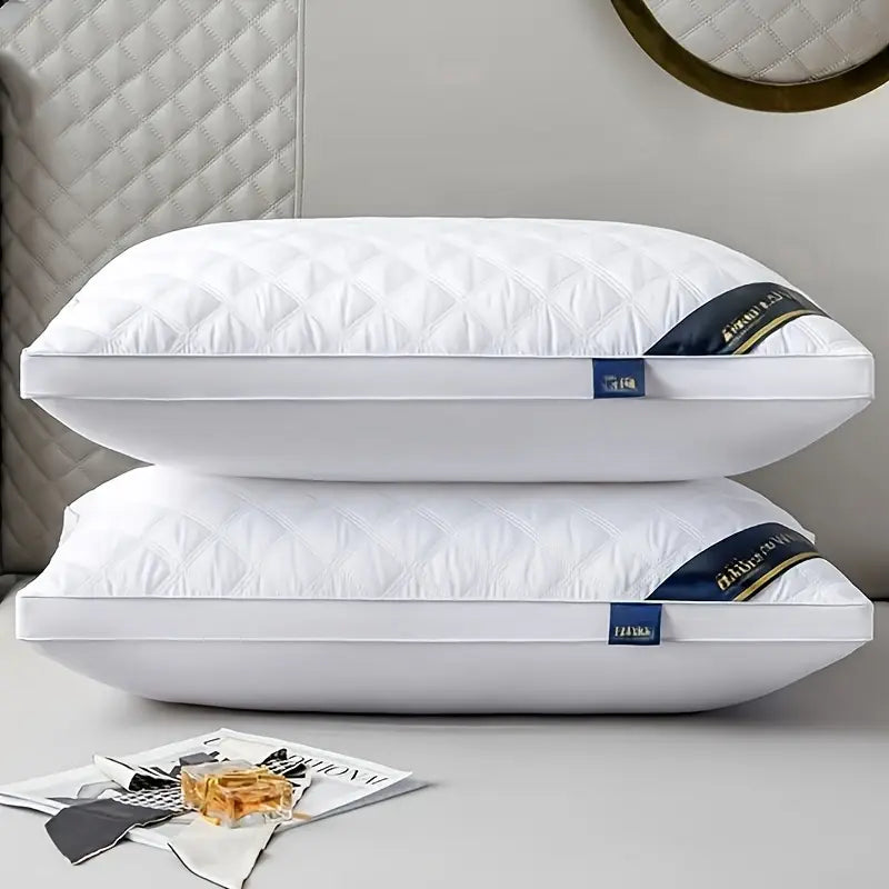Skanto | DreamRest - Set of 2 Hypoallergenic 3D Pillows - Soft Neck Support & Hotel Quality Sleep