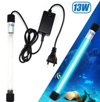 BowLift | Efficient & Portable Handheld Strong UV Light Antiseptic Sterilization Lamp with Mercury Tube Light, High Intensity UV Light, Opaque Reflective Silver Foil, for Home, Office, Travel and More (US Plug)