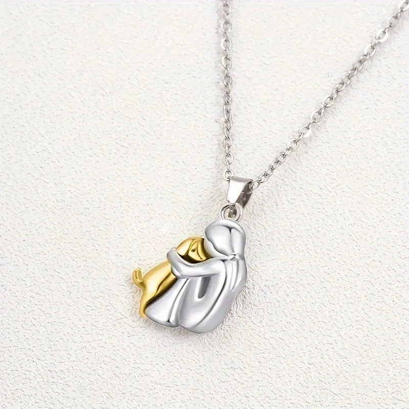 Skanto | PawHeart Necklace – Jewelry for Dog Lovers with Paw Print