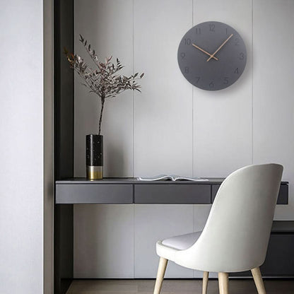 BowLift | NordWhisper Wall Clock – Silent wall clock in Nordic design