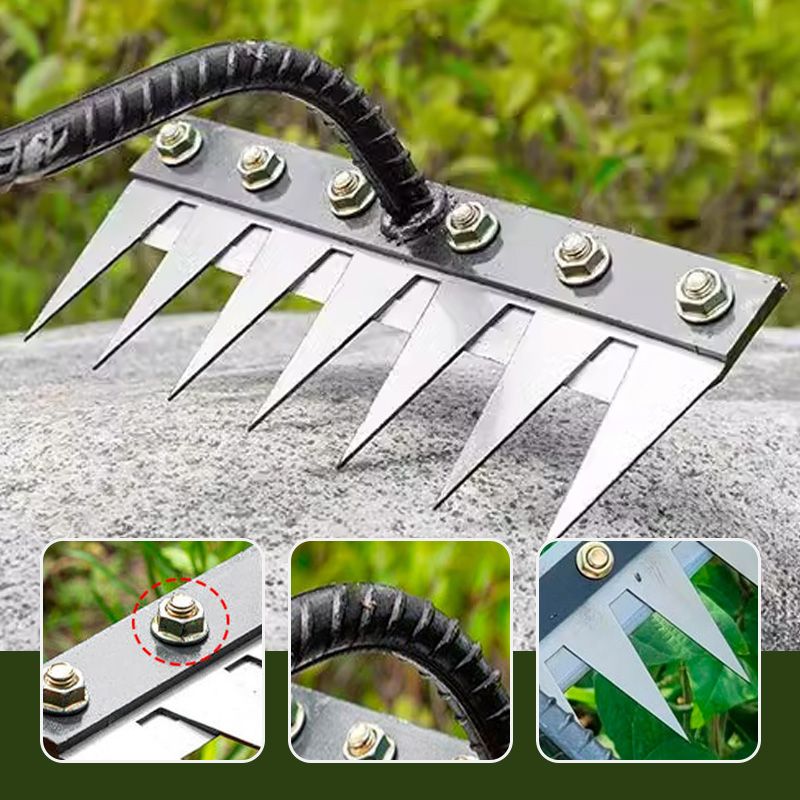 Skanto | Garden Tooth Expert – Versatile Carbon Steel Rake for Precision Work