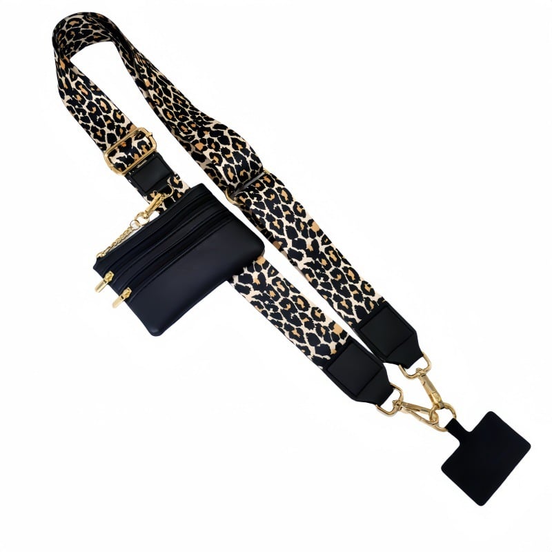 BowLift | Adjustable Phone Lanyard Crossbody Strap with Wallet