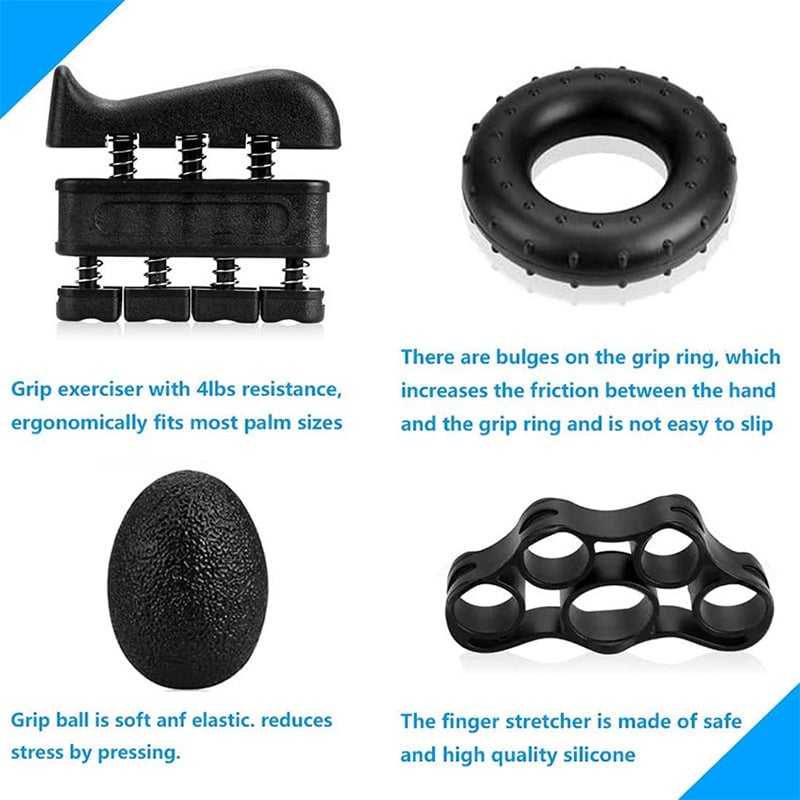 BowLift | Hand Grip Strengthener Kit (5 Pack)