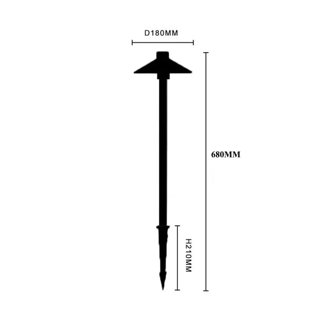 Solar LED Path Light for Garden and Outdoor Area – Weatherproof, Energy-saving & Decorative | Karnz