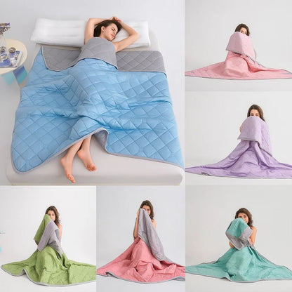 SilkCool | Cooling Blanket – Instant Cooling Comfort – Hypoallergenic Silk Fiber – Overheating Prevention – Relief for Night Sweats and Sensitive Skin Karnz