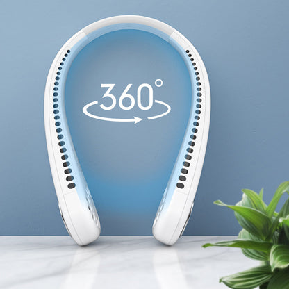 Portable neck fan, bladeless neck fan rechargeable | Brehn