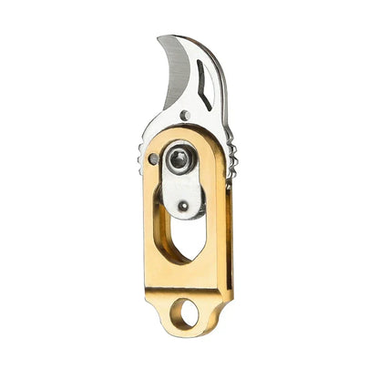 BowLift | Mini Brass Folding Claw - Pocket-Sized Express Opener