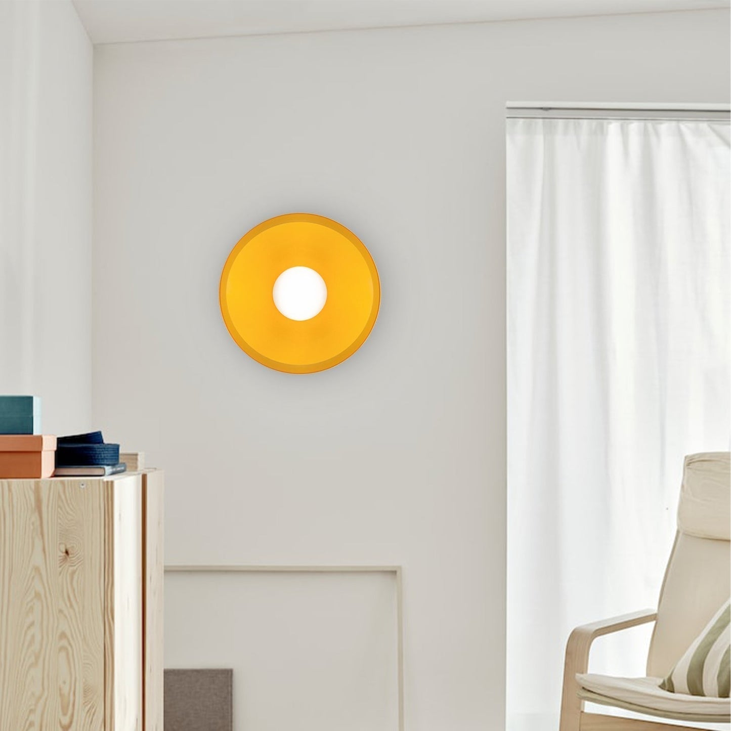 Skanto | LED Round Flush Mount Ceiling Light - Modern Energy-Saving Lighting for Modern Home Decor & Low Ceilings