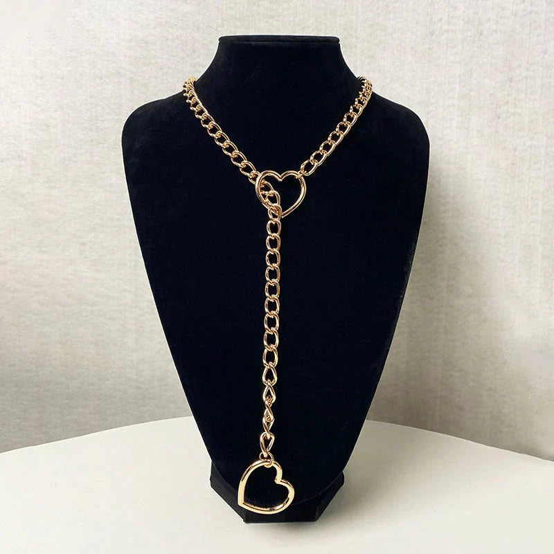 BowLift | Gothic Punk Heart Necklace