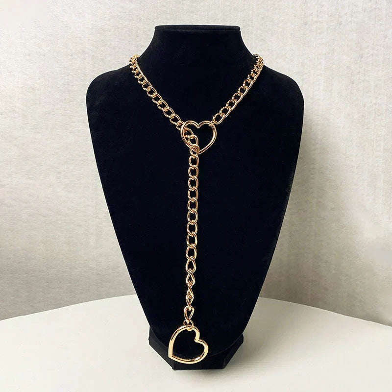 Gothic-Punk Heart Necklace