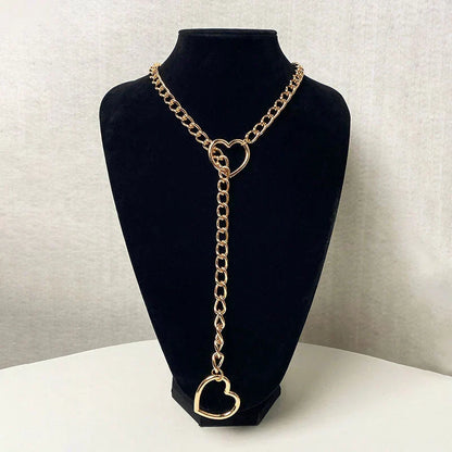 Gothic-Punk Heart Necklace